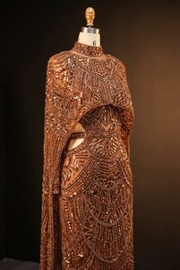 High-End Couture Embroidered Mermaid <b>Prom</b> <b>Dress</b> Heavy Hand-Beaded Formal Occasion Gown Geometric <b>Pattern</b> Evening Apparel - Product Image 2