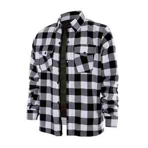 Nouvelles Chemises Décontractées à Carreaux pour Hommes 2026 – Style Boutons-Pression en Coton et Polyester Respirant – Meilleures Ventes - Product Image 4