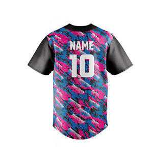Ensemble maillot et pantalon de baseball personnalisés, polyester anti-humidité, uniforme de sport par sublimation pour équipe - Product Image 4