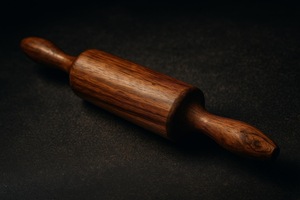 Handmade Wooden <b>Rolling</b> <b>Pin</b> Smooth Surface Dough Roller - Product Image 4
