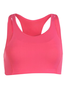 Pink Sports <b>Bra</b> With <b>Racerback</b> Design High Support Workout <b>Bra</b> - Product Image 6