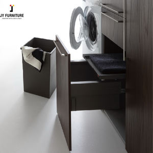 JY Vietnam lujo MDF alta calidad RTA Modular colgante Rob tamaño personalizado dormitorio armario espejo europeo para Hotel Villa - Product Image 4