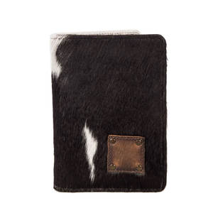 Portefeuille vintage unisexe en cuir de vachette gaufré avec fermeture éclair antivol, doublure en cuir véritable et bouton, fabrication ODM/OEM - Product Image 1