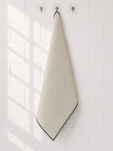 Linen <b>Kitchen</b> <b>Towel</b> Quick Dry Super Absorbent Rectangular Cleaning <b>Towel</b> with Hanging Loop for Home - Product Image 2