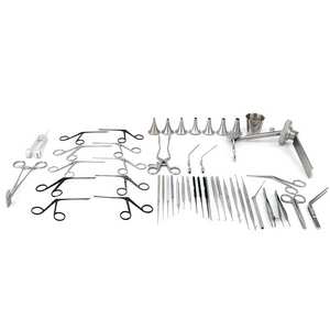 Juego de instrumentos quirúrgicos genéricos para el examen de oídos y procedimientos ORL en hospitales y clínicas. - Product Image 1