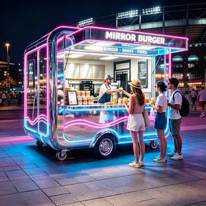Carrito Comercial para Pollo Asado y Pollo Jamaicano con Horno, Exhibidor y Estación de Salsa Jerk para Festivales Caribeños - Product Image 5
