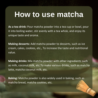 Matcha de qualité cérémonielle AAAAAA en marque privée, poudre de matcha pure, thé vert matcha du Japon