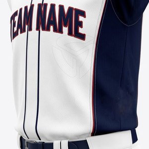 <b>Athletic</b> Baseball Uniform For Men Front Jersey And Matching Pants Custom Printed Sports Apparel For Teams And Training Sessions - Product Image 4
