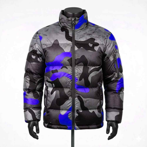 Vestes matelassées à manches longues de haute qualité, patchwork enduit, toutes tailles disponibles, best-seller, faible MOQ, pour hommes et femmes, plusieurs couleurs - Product Image 1