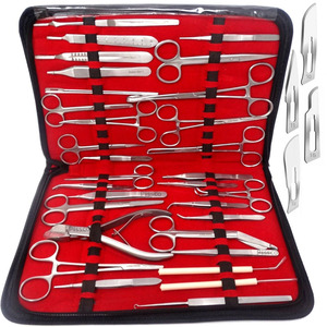 Ensemble d'instruments dentaires vétérinaires PISSCO 78 pièces, kit de chirurgie dentaire vétérinaire, ensemble d'instruments chirurgicaux dentaires, chirurgie vétérinaire - Product Image 1
