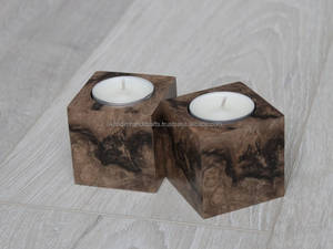 ตัวยึดหลอดไฟไม้แกะสลักแบบดั้งเดิมสำหรับไฟดิวาลีการตกแต่งแบบแมนเดอร์และใช้ในบ้าน - Product Image 2