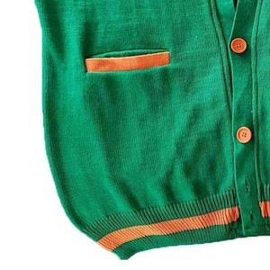 Green Yellow University Customized Unisex Open Front Chenille Knitted Winter <b>Cardigan</b> <b>Sweater</b> Wool/Acrylic - Product Image 3