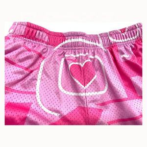 Shorts de sport pour hommes en maille respirante, taille élastique, personnalisés, pour la course et la plage estivale - Product Image 6