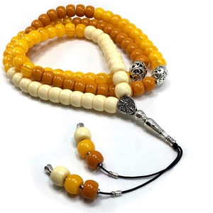 Collar de Bolas de Resina Naranja Intenso con Cuentas Grandes Brillantes, Joyería Artesanal de Diseño Vibrante para Mujer, Accesorio de Moda Robusto - Product Image 2