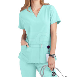 Medical Hospital <b>Scrubs</b> <b>Set</b> Professional Uniform Breathable Soft Nursing Doctor Workwear Comfortable <b>Scrub</b> Suit Outfit <b>Set</b> - Product Image 6