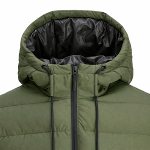 Oem Custom Blank Waterproof Zipper Bubble <b>Jacket</b> Durable Down Padded Bubble Puffer <b>Jacket</b> For Men Wholesale Good Material - Product Image 5
