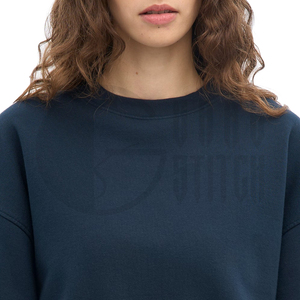 Sudadera Extra Grande de Primera Calidad para Mujer, Cuello Redondo, Felpa de Algodón, Manga Larga, Sudadera Personalizable - Product Image 3