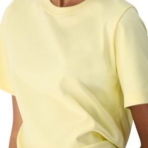 T-shirt en coton pour femme, décontracté, doux, confortable, à manches courtes, col rond, basique, fabricant OEM ODM, vente en gros personnalisée en vrac - Product Image 3