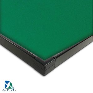 Tablero de tela verde montado en la pared del hogar, tablón de anuncios - Product Image 3