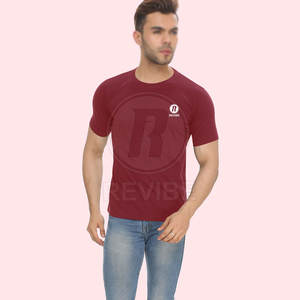 เสื้อยืดผู้ชายโลโก้แบบกำหนดเอง ราคาดีที่สุด เสื้อยืดผู้ชายผ้าฝ้าย 100% สีตามสั่ง เสื้อยืดผู้ชายผลิตในปากีสถาน - Product Image 4