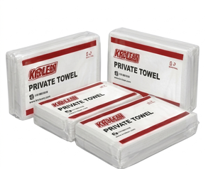 Lingettes sèches écologiques Krclean à prix compétitif, en tissu non tissé Spunlace 80 g/m², rectangulaires, pour l'hygiène personnelle, les soins médicaux et le nettoyage - Product Image 1