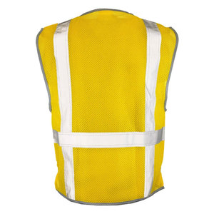 High Visibility Reflective Vest Front Pocket Construction <b>Worker</b> Safety Work Clothing Night Duty Security Vest <b>Jackets</b> - Product Image 3
