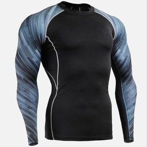 Crea Tu Propio Rashguard Personalizado de Alta Calidad con Diseño Impreso OEM para Hombre, de Secado Rápido, Manga Larga, Tela de 220g - Product Image 5