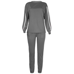 Conjunto Deportivo de Felpa para Mujer, Invierno, Cuello Alto, 100% Algodón, Personalizable, Elegante - Product Image 3