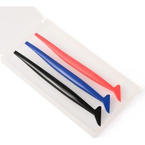 Set di 3 Strumenti per Wrapping Auto in Vinile, Squeegee Flessibile per Curve e Fessure, Diverse Durezze per Installazione Pellicole su Veicoli - Product Image 4
