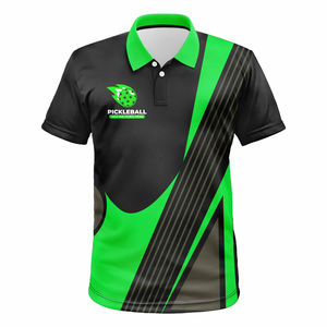 Camiseta de Pádel Personalizada para Hombre, de Poliéster de Secado Rápido, Uniforme de Equipo, Fabricante OEM, Camiseta de Pickleball, Ropa Deportiva de Fábrica - Product Image 3