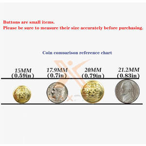 กระดุมเหล็กสำหรับชุดพิธีการราคาขายส่ง คุณภาพดีที่สุด - Product Image 4