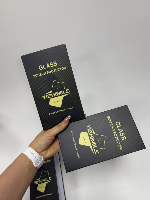 Gold Foil Stamping Custom Design Screen Protector Cardboard Package Box with V Slot Finish - Product Image 1