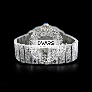 Reloj de Pulsera para Hombre Legacy Moissanite Iced Diamond de Lujo, Acero Inoxidable, Cuarzo ETA, Edición Limitada, Correa de 20 mm, Cristal Revestido - Product Image 3