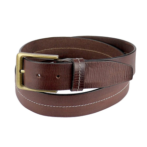 Cinturón de Cuero Genuino de Vaca para Hombre, Estilo Nuevo de Fábrica, Hebilla de Acero Reversible, Logotipo Personalizado, Multifuncional y Personalizable - Product Image 3