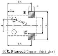 Connecteur d'alimentation CC 2 broches 3,7 mm DC00470 personnalisé en usine, prise d'alimentation CC