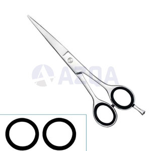 Ensemble de ciseaux de barbier professionnels en acier inoxydable super tranchants pour droitiers avec étui – Ciseaux de coiffure et d'éclaircissement pour salon - Product Image 3