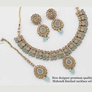 Gold Plated Fine Jewelry Set 10581139LBL <b>Necklace</b> - Product Image 1