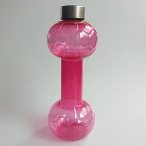 Bouteille d'eau sport en forme d'haltère de 550 ml, réutilisable, en plastique, anti-fuite, à boire directement, pour la salle de sport, les activités de plein air, cadeaux - Product Image 3
