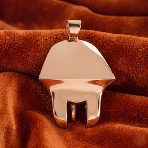 Collar con Colgante de Moissanita en Oro Rosa con Diseño de Faraón para Hombres y Mujeres, Joyería Urbana - Product Image 5