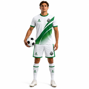 Conjunto de Uniforme de Fútbol Sublimado Personalizado, Camiseta Deportiva para Hombre, Pantalones Cortos Transpirables de Secado Rápido, Kit de Entrenamiento de Equipo Personalizado - Product Image 2