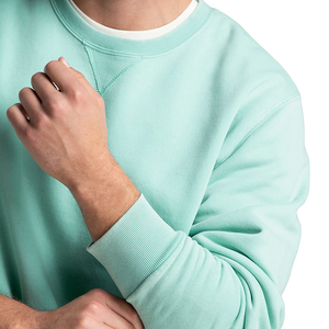 Sweat-shirt pour homme de haute qualité, logo personnalisé, design basique, coton mélangé respirant, col rond, sweat-shirt pour homme - Product Image 5