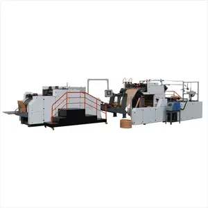 F230Q twisted rope handles paper bag making machine low cost with printer made in china for making food bag