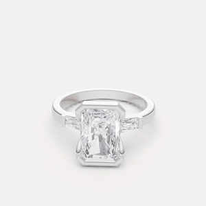 <b>Unique</b> Design <b>Engagement</b> Lab Grown Diamond <b>Ring</b> Elegant Fine Jewelry for Women Wedding Proposal and Anniversary Gift for Sale - Product Image 2