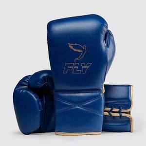 Gants de boxe personnalisables les plus vendus % Qualité supérieure en cuir véritable Fermeture à lacets Gants de sparring imperméables - Product Image 1