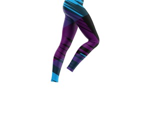 Mens <b>Slim</b> Fit Compression Pants Moisture Control Athletic <b>Leggings</b> Stretch Training Tights for Running Gym Workout Fitness - Product Image 2