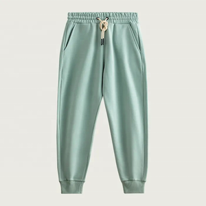 Pantalones Deportivos para Hombre, Color Azul Marino, Cintura Elástica con Cordón, Transpirables, con Bolsillos Laterales, Tejido de Algodón, Estilo Otoño 2027 - Product Image 5