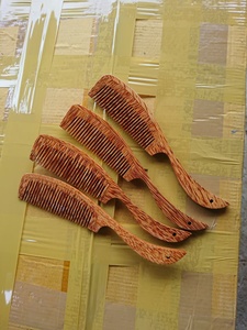 Peigne en bois de coco fabriqué au Vietnam, peigne à cheveux en bois naturel fait à la main, écologique, qualité d'exportation en gros - Product Image 2