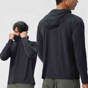 เสื้อตกปลาแบบสวมหัว ระบายอากาศได้ดี สวมใส่สบาย ผลิตจากโพลีเอสเตอร์ 100% ป้องกันรังสียูวี UPF50 แขนยาว เหมาะสำหรับกิจกรรมกลางแจ้ง 男女兼用 - Product Image 2