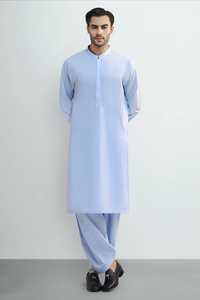 Customized Material Made High Quality <b>Men's</b> Salwar Kameez 2 Piece <b>Kurta</b> Set Moisture Wicking Quick Dry Traditional Casual Formal - Product Image 3