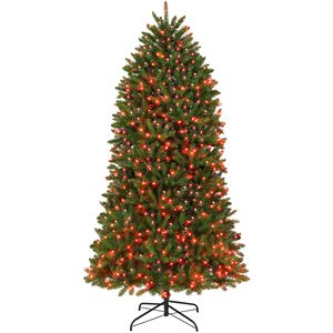 Albero di Natale Preilluminato da 2,3 m Controllabile tramite App, Facile da Montare con LED a Spettro Completo e Albero di Natale Pieghevole a Cerniera Larga - Product Image 1